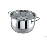 INOXRIV CUOCISCOLA PENTOLA PASTA cm 20 lt4,5 COPERCHIO FORATO INCASTRO induzione