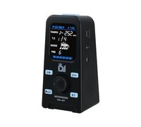 DK Electronic Metronom BT - Altoparlante LCD ricaricabile, metronomo vocale regolabile, per tamburo per chitarra pianoforte (nero)