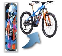 DK´s BikeDesigns Pellicola di Design per e-Bike Akkucover per Cube Stereo | Reaction Hybrid Modelli, Protezione Telaio eBike, Adesivi per Bicicletta (SkullCamo Fusion)