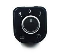 DKAEUK VWMS001N Interruttore di regolazione specchietti auto cromato 5ND959565A compatibile con Alhambra CC Eos Golf Jetta Passat SHARAN 2005 06 07 08 09 2010 2011 2012 2013 2014 2015 2016 2017 2018