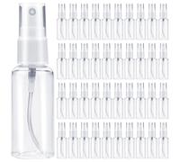 DKBT 40 flaconi spray, piccoli 20 ml, mini nebulizzatore, da riempire, in plastica, per alcool, per la cura del corpo, liquido cosmetico, profumo