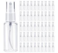 DKBT 50 flaconi spray piccoli da 50 ml, mini nebulizzatore, da riempire, in plastica, per alcool, per la cura del corpo, liquido cosmetico, profumo