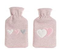 DKD Home Decor Borsa dell'acqua calda della marca poliestere gomma 2L (16 x 5,5 x 28 cm) (2 Pezzi) (Referenza: S3026541)