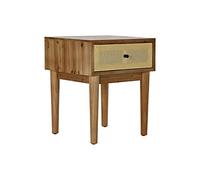 DKD Home Decor Comodino, Rattan, Standard