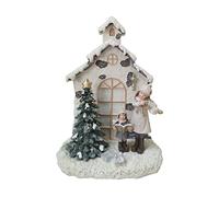 DKD Home Decor Decorazione Natalizia del Marchio, Multicolore, in Resina, 16,5 x 9 x 21 cm, 2 Pezzi