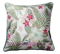 DKD HOME DECOR - Fodera Per Cuscino Dkd Home Decor 60 X 1 X 40 Cm Rosa Verde Tropicale