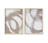 DKD Home Decor Quadro 50 x 2,5 x 70 cm Astratto Moderno (2 pezzi)