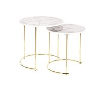 DKD Home Decor Set di 2 tavoli, standard