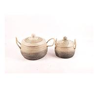 DKD Home Decor Set di cestini, Standard