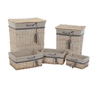DKD Home Decor Set di cestini, Standard