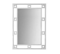 DKD Home Decor Specchio da parete della marca Metal Argento (80 x 2 x 110 cm) (Riferimento: S3023340)