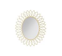 DKD Home Decor Specchio da parete della marca Specchio Oro Metallo (75 x 2 x 83 cm) (Riferimento: S3022345)