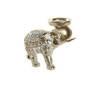 DKD Home Decor Statuetta decorativa della marca Elefante Dorato Resina (18 x 8 x 15 cm) (Riferimento: S3019622)