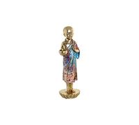 DKD Home Decor Statuetta decorativa della marca Oro Resina Monaco (15 x 15 x 43,5 cm) (Riferimento: S3019587)