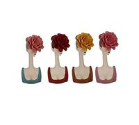 DKD Home Decor Statuetta decorativa della marca Resina (14 x 12 x 30,5 cm) (4 pezzi) (Riferimento: S3019668)