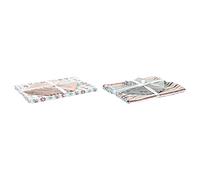 Tovaglia e tovaglioli DKD Home Decor 9 Pezzi 2 Unità 150 x 250 x 0,5 cm Grigi