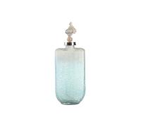 Vaso DKD Home Decor Azzurro Alluminio Cristallo Conchiglia Mediterraneo 9 x 1