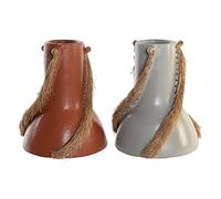 E_0002_S3039966 Dkd Home Decor Vaso DKD Home Decor Grigio Terracotta 26 x 26 x 3