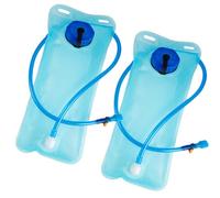 DKDDSSS 2 Pezzi Sacca Idrica 2L, Sacca Acqua per Zaino, Sacca Idratazione Portatile, Sacca Idrica con Apertura Larga, Sacca Idrica a Prova di Perdite, Sacca Acqua Trekking per Ciclismo e Campeggio