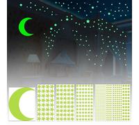DKDDSSS 564 Pezzi Stelle Fluorescenti Adesive Soffitto, Stelline Luminose per Cameretta, Stelle Luminose Cameretta, Adesivi Fluorescenti Stelle Adesive Fluorescenti, Stelline Fluorescenti Adesive