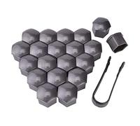 DKEECT 20 Pezzi Auto Ruota Copribulloni, per Volvo V40 2012-2019 Copridadi Antiruggine Copri Bulloni Cerchi Mozzo Protezione Vite Tappo,A-19mm