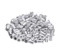 DKEKE 100pcs Acciaio Alluminio Dadi for rivetti filettati Kit Rivet Dado Inserti Rivnut Nutsert M4 M5 M6 M8 misto insieme del corredo di riparazione di strumenti DKEKE