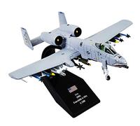 DKHOUN 1/100 A-10 Warthog Attack Plane Fighter Model Military Aircraft Die-Cast Airplane Models Alloy Aircraft Static Model Ornament
