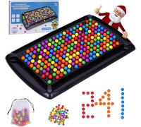 DKIIL NOIYB Scacchiera intellettuale, Chessboard Intellectual Dual Duel, Rainbow Ball Elimination gioco da tavolo, scacchiera intellettuale doppio duello per bambini (241 palle)