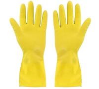 DKJAHSEK 2 paia di guanti riutilizzabili for la casa, in gomma for lavare i piatti, extra spessi, maniche lunghe, for pulizia della cucina, il lavoro e pittura per Cucina, Stoviglie, Giardino(L)