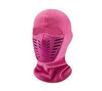 DKJAHSEK 2 pezzi maschera da motociclista collo termico maschere a pieno facciale mantieni caldo passamontagna equitazione sci invernale visiera antivento(Rose)