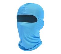 DKJAHSEK 2 pezzi maschera da sci for uomo a pieno facciale passamontagna maschere nere che coprono il collo for moto antivento(Light blue)