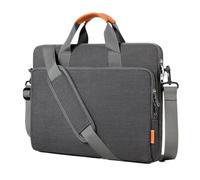 DKJAHSEK Borsa Computer Borsa a tracolla for computer portatile Borsa a mano Valigetta impermeabile Uomo Donna 13 14 15.6 16 17 pollici Borse(Gray,12-14.2 inch)