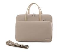 DKJAHSEK Borsa Porta Pc Borsa a tracolla for laptop da 13, 14 e 15,6 pollici, custodia protettiva for il trasporto, borsa a tracolla(Khaki,For 15.6-16 inch)