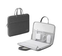 DKJAHSEK Borsa Porta Pc Borsa for laptop 13,3 14 15 15,6 pollici Custodia for notebook Custodia for uomo Donna Borsa portatile Valigetta(Dark Grey,For 15-16 Inch)