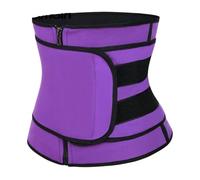 DKJAHSEK Cintura a corsetto da donna dimagrante for pancia per feste, matrimoni, gite(PURPLE,XL)