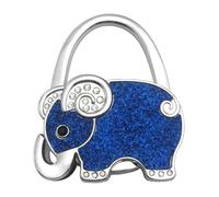 DKJAHSEK Gancio Borsa Da Tavolo Portable Purse Hanger For Table, Foldable Metal Handbag Hook, Elephant Bag Holder Accessories(Blue)