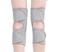 DKJAHSEK Ginocchiere con velcro for mantenere le gambe calde e fredde in autunno inverno, integrate for il ciclismo per danza, yoga, sport(Grey M)