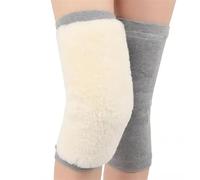 DKJAHSEK Ginocchiere Invernali in Lana Scaldaginocchia Unisex in Cashmere Prevengono l'artrite Mantieni Calda la Protezione for Il Ginocchio Ginocchiera in Cotone Spesso(Wool,M)
