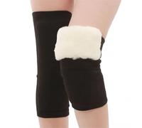 DKJAHSEK Ginocchiere Invernali in Lana Scaldaginocchia Unisex in Cashmere Prevengono l'artrite Mantieni Calda la Protezione for Il Ginocchio Ginocchiera in Cotone Spesso(Wool-01,XL)