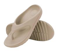 DKJAHSEK Le Infradito Sportive Riducono Lo Stress Sulle Articolazioni Dei Piedi Dopo L'esercizio Fisico. Sandali Da Recupero Donna(Khaki,44)