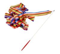 DKJAHSEK Nastro Ginnastica Ritmica Ginnastica Artistica Colorata con Nastro di Bastone