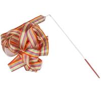 DKJAHSEK Nastro Ginnastica Ritmica Nastro da Danza colorato da 2 m e 4 Metri, for Ginnastica Ritmica, Balletto, Streamer, Asta Girevole, Arcobaleno, Allenamento Sportivo(Rainbow,4m)