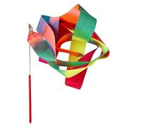 DKJAHSEK Nastro Ginnastica Ritmica Nastro da Danza for Ginnastica Artistica, 2 m, con Bastone Rotante, Glitter Lampeggiante, for spettacoli Sportivi, palcoscenico(1Pc Color)