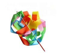 DKJAHSEK Nastro Ginnastica Ritmica Nastro for Ginnastica Artistica, Anti-sbiadimento, for Danza, Sport e Fitness, Articoli Sportivi, Sciarpe a Tinta Unita, Accessori for Le Prestazioni(Flame)