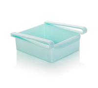 DKJAHSEK Scatola portaoggetti for frigorifero da cucina Cassetto scorrevole for Trasparente Organizer for congelatore Scaffale for Salvaspazio Accessori(Blue)