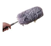 DKJAHSEK Spolverino per Polvere Spolverino Lungo telescopico, spolverino elettrostatico, Spazzola Retrattile Portatile, Mini, Resistente, Lavabile(Gray)