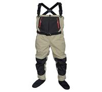 DKJAHSEK Waders Pesca Pesca a Mosca Bambini e Adulti Trampolieri Piede in Neoprene for Uomo Caccia alla zattera Ad Asciugatura Rapida Impermeabile e Traspirante(P1 3XL)