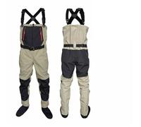 DKJAHSEK Waders Pesca Pesca a Mosca Bambini e Adulti Trampolieri Piede in Neoprene for Uomo Caccia alla zattera Ad Asciugatura Rapida Impermeabile e Traspirante(P3 XXL)