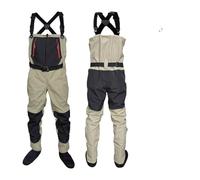 DKJAHSEK Waders Pesca Pesca a Mosca Bambini e Adulti Trampolieri Piede in Neoprene for Uomo Caccia alla zattera Ad Asciugatura Rapida Impermeabile e Traspirante(P3 M)