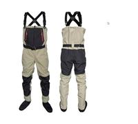 DKJAHSEK Waders Pesca Pesca a Mosca, trampolieri for Bambini e Adulti, Piede in Neoprene for Uomo, Caccia alla zattera, Impermeabile e Traspirante ad Asciugatura Rapida(M)